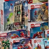 4岁到成年通杀！蜘蛛侠&钢铁侠霸榜明年1月乐高漫威新品