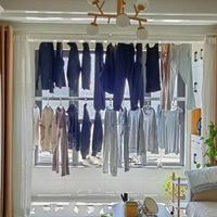 阳台与客厅打通，没地方晒衣服？看了闺蜜家的晾衣法 ，被折服了