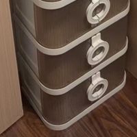 告别杂乱！这款双拼色折叠柜，让你的家瞬间扩容