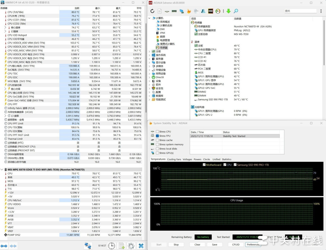 板型小 拓展性能夯 微星 MPG X870I EDGE TI EVO WIFI 刀锋 钛主板评测