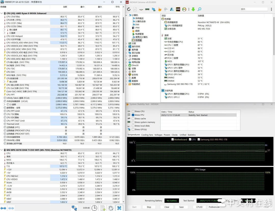 板型小 拓展性能夯 微星 MPG X870I EDGE TI EVO WIFI 刀锋 钛主板评测