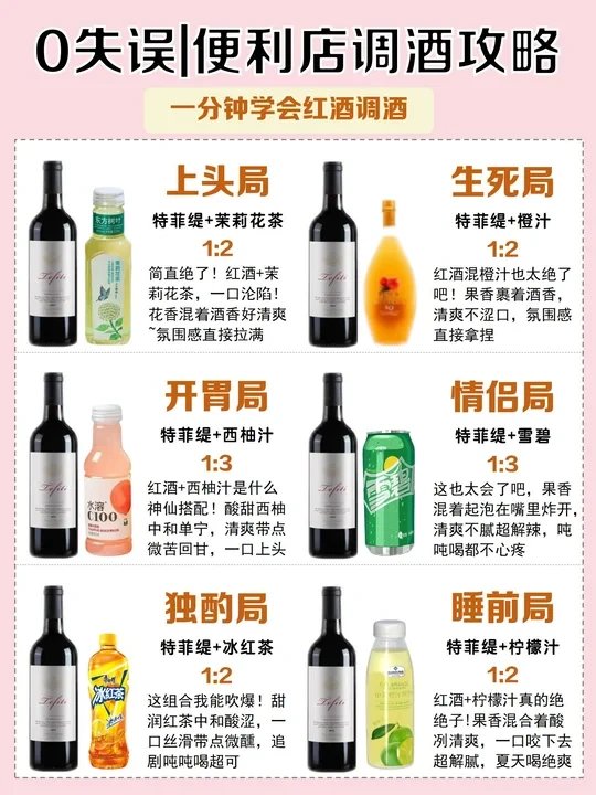 便利店调酒攻略，在家就能实现微醺自由！