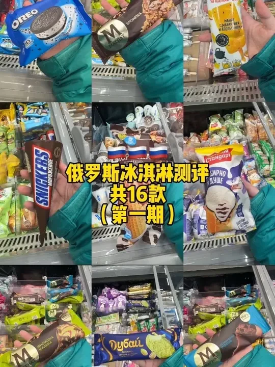 🇷🇺俄罗斯冰淇淋测评｜共16款（冰淇淋第1️⃣期）
你们喜欢什么冰淇淋🤪 #精神状态belike #求生式留学 #俄罗斯留学