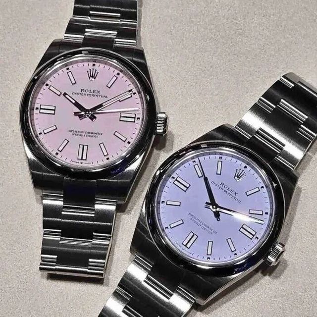 劳力士Rolex今年的"粉盘/紫盘"蚝式恒动！高清无码曝光了~