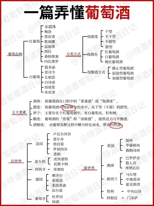 吐血整理❗ 葡萄酒入门看这篇就够‼️超全