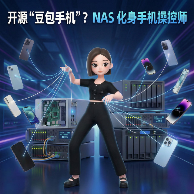 开源版“豆包手机助手”！NAS 操控手机，支持安卓/IOS/模拟器