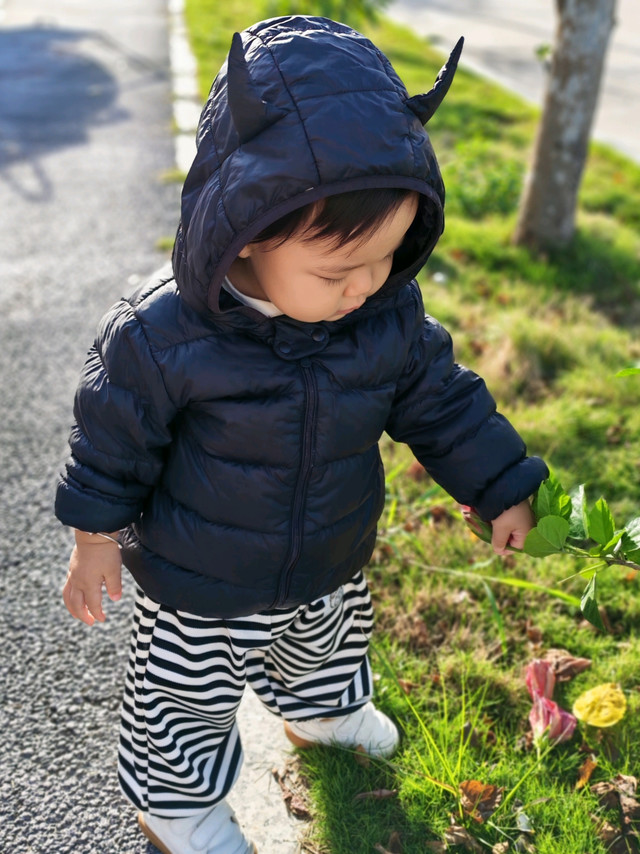 🐾萌娃过冬｜这件小恶魔羽绒服又暖又可爱