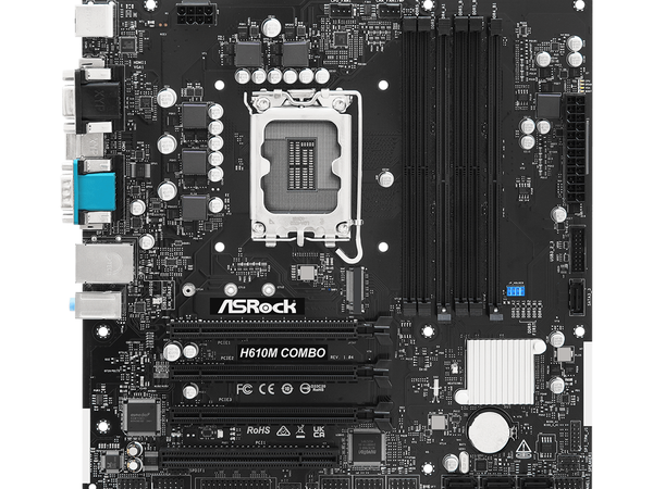 4 条 DDR5 插槽 + 2 条 DDR4 插槽，华擎 H610M COMBO“妖板”现身