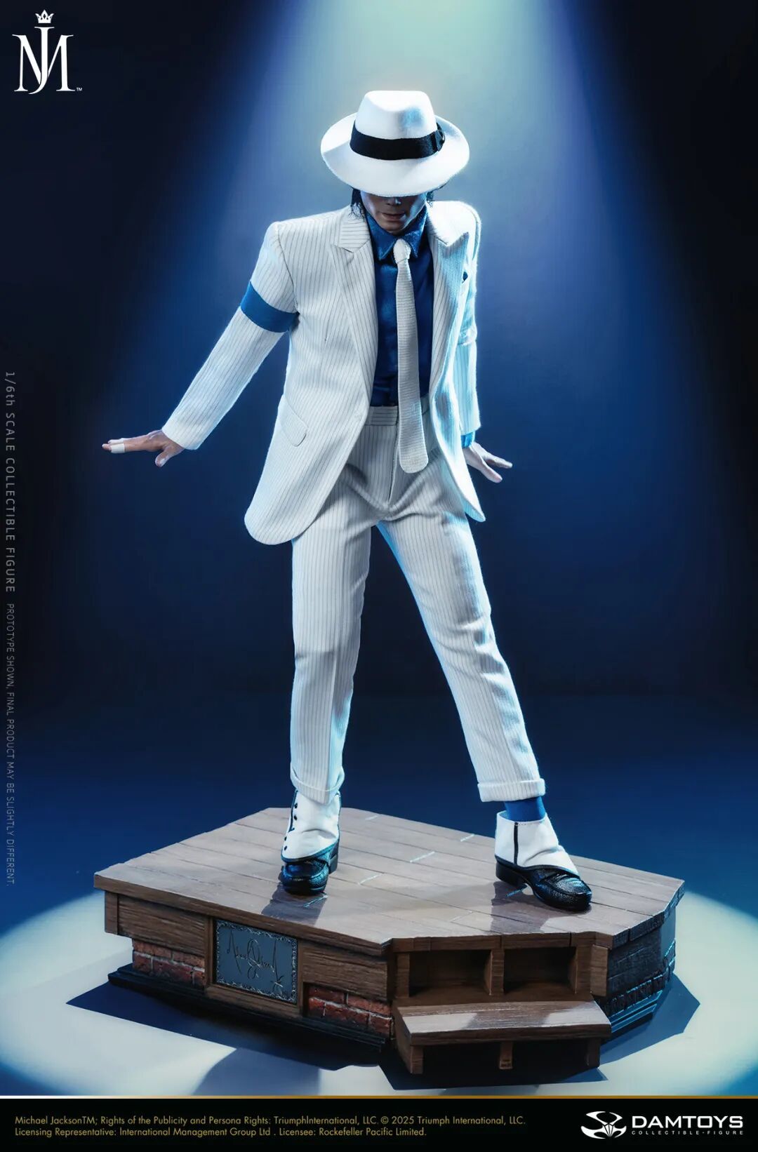 DAMTOYS 发布 1/6 迈克尔·杰克逊《Smooth Criminal》典藏级人偶