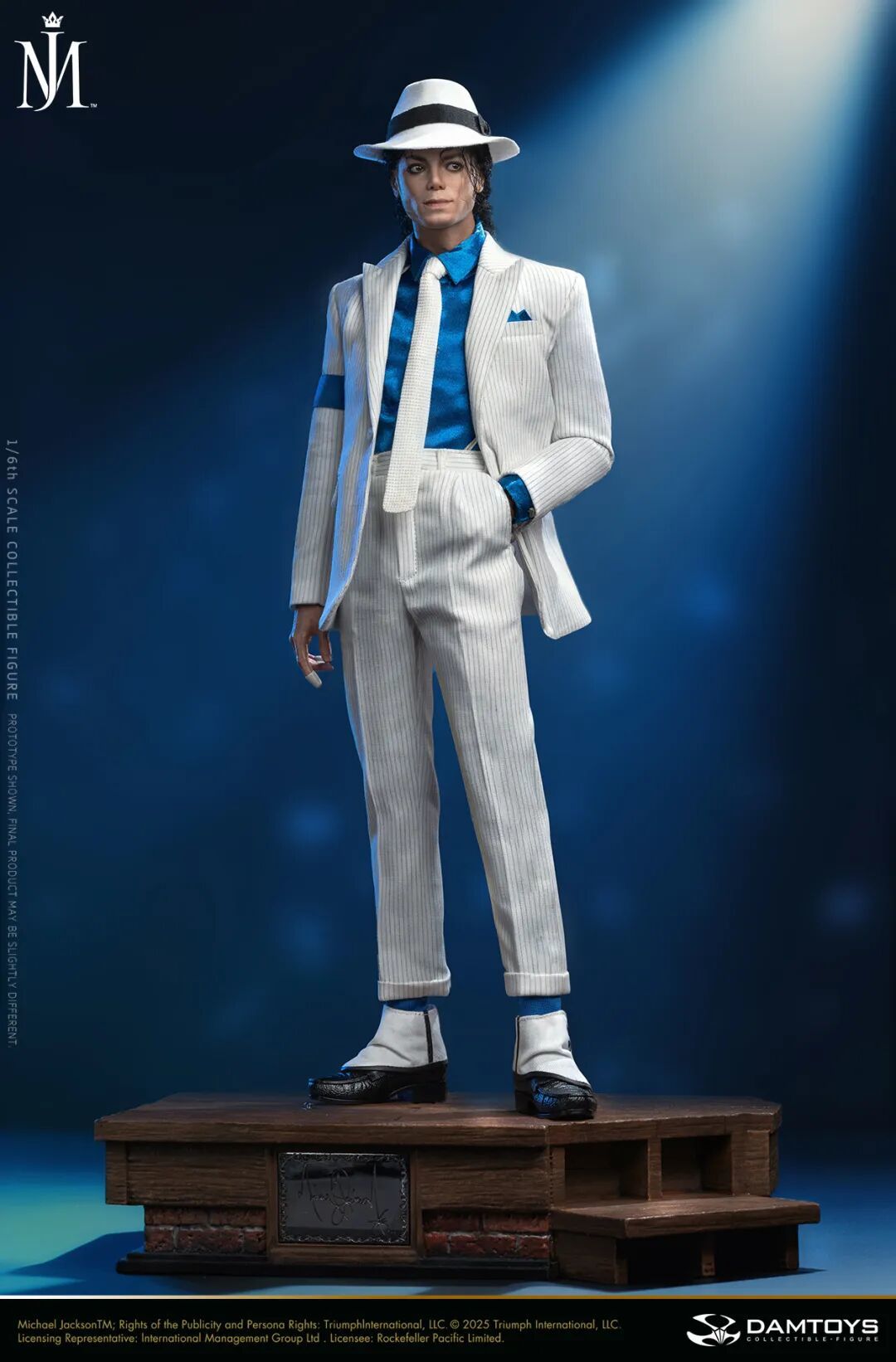DAMTOYS 发布 1/6 迈克尔·杰克逊《Smooth Criminal》典藏级人偶