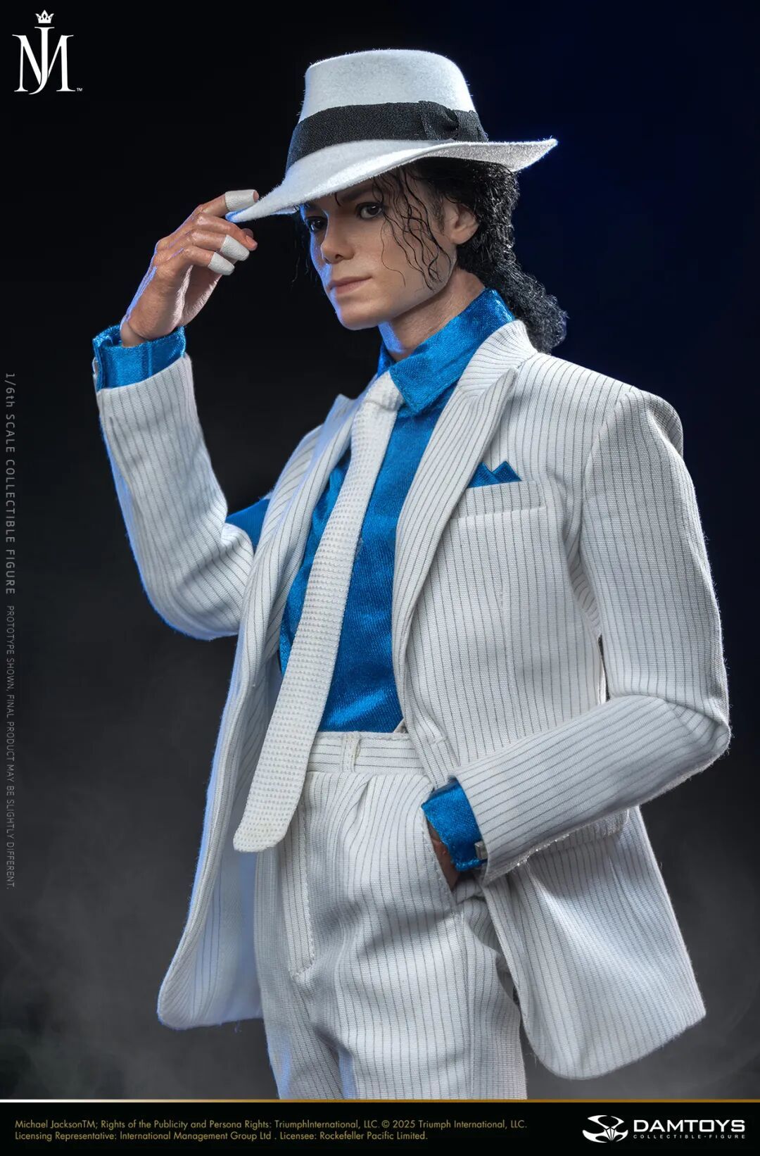 DAMTOYS 发布 1/6 迈克尔·杰克逊《Smooth Criminal》典藏级人偶