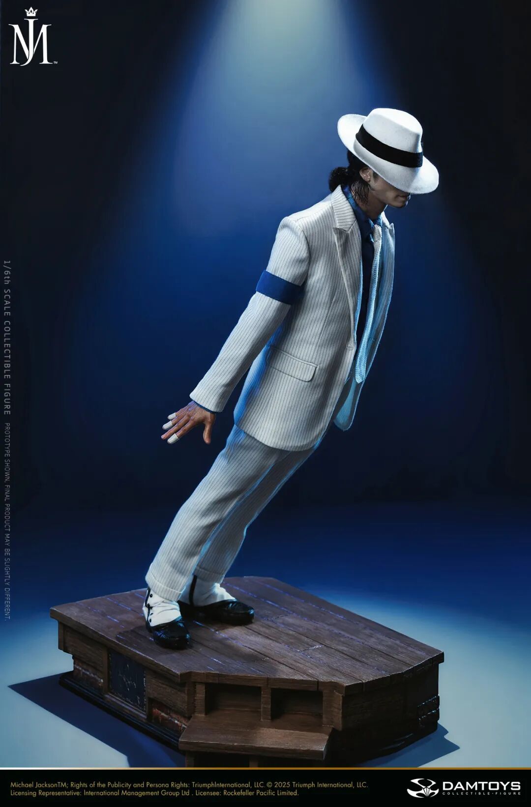 DAMTOYS 发布 1/6 迈克尔·杰克逊《Smooth Criminal》典藏级人偶