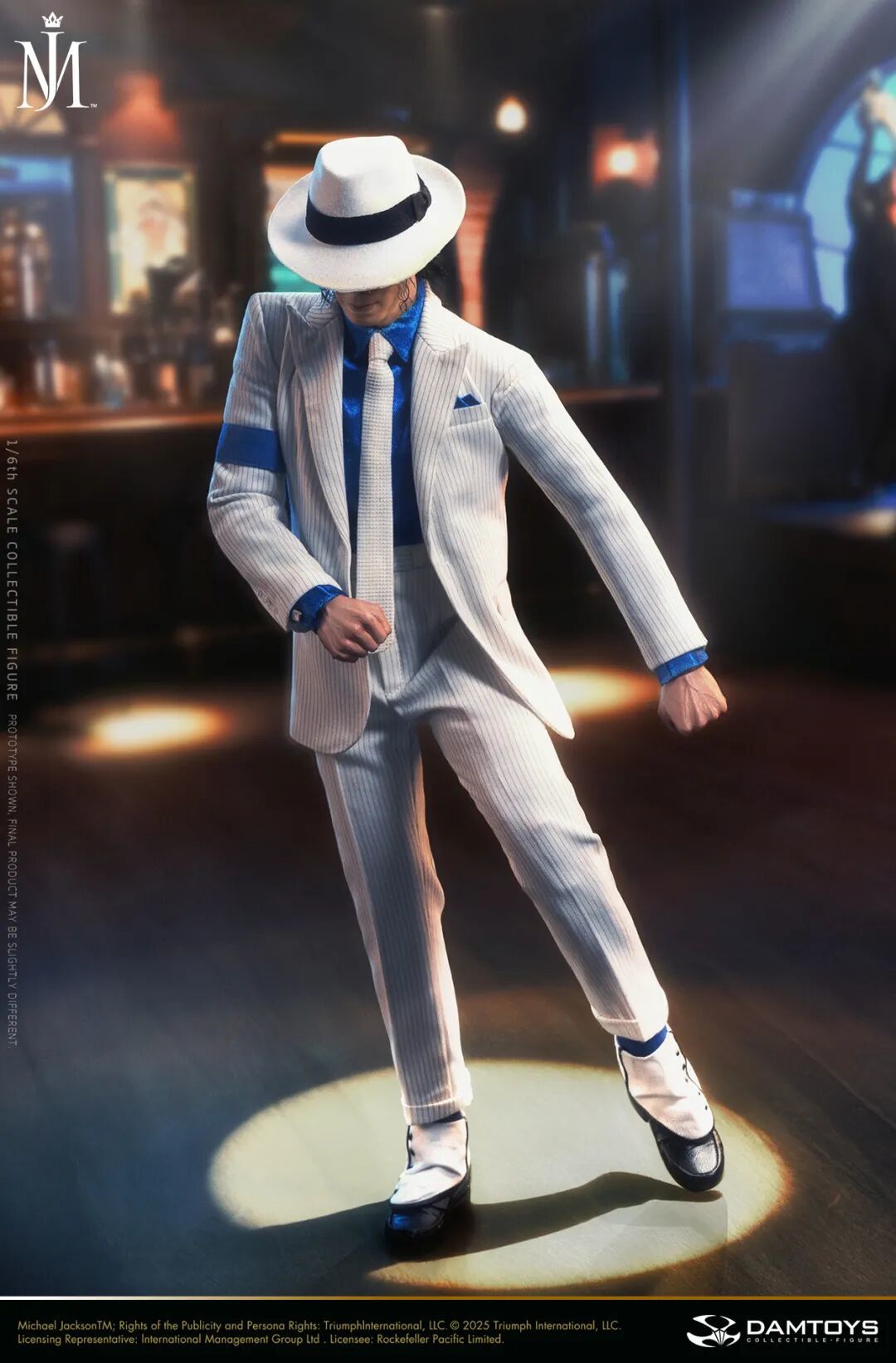 DAMTOYS 发布 1/6 迈克尔·杰克逊《Smooth Criminal》典藏级人偶