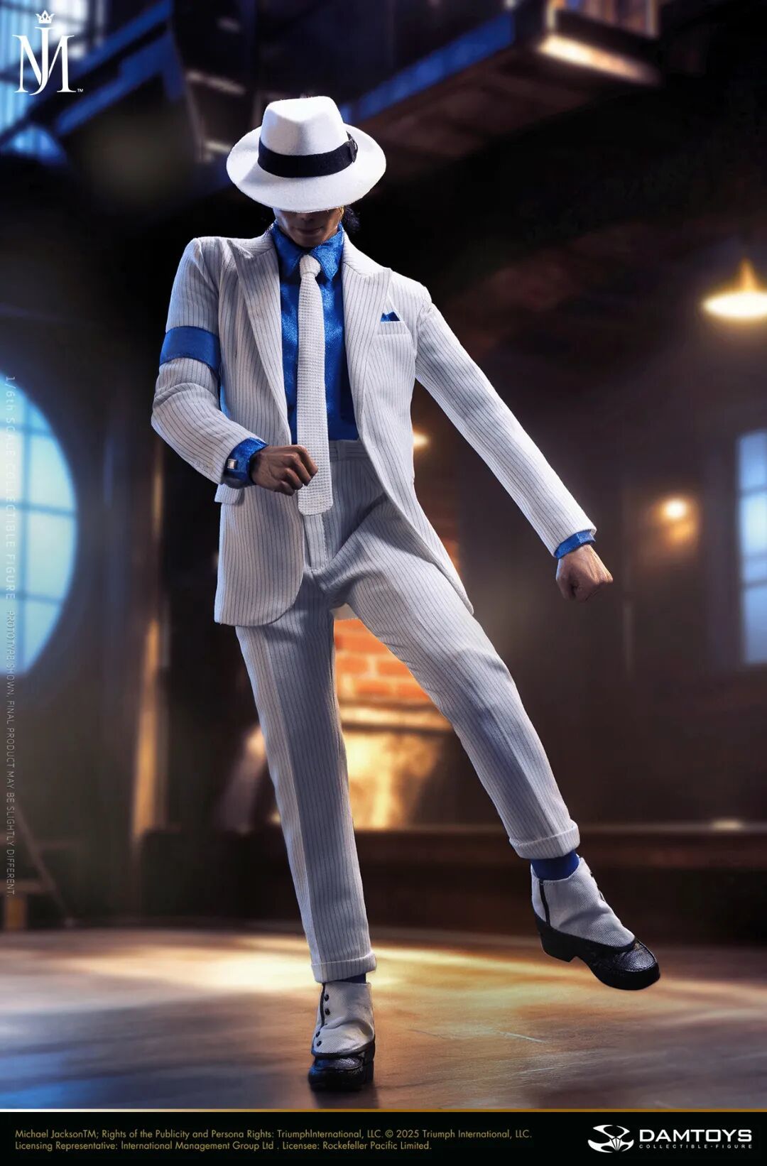 DAMTOYS 发布 1/6 迈克尔·杰克逊《Smooth Criminal》典藏级人偶