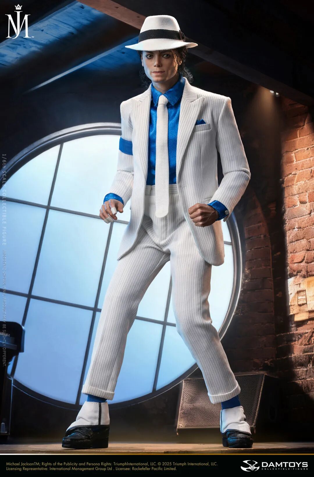 DAMTOYS 发布 1/6 迈克尔·杰克逊《Smooth Criminal》典藏级人偶