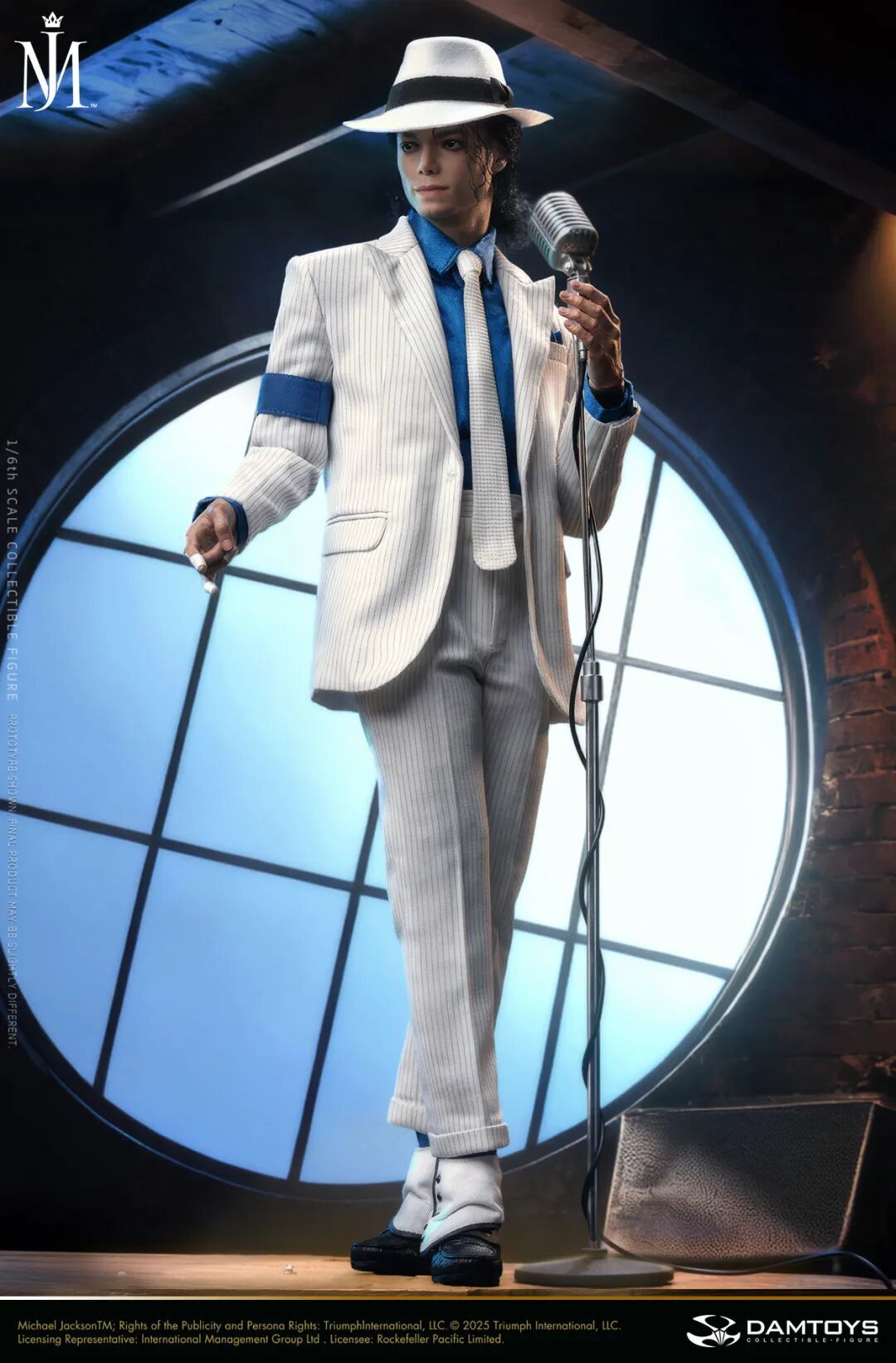 DAMTOYS 发布 1/6 迈克尔·杰克逊《Smooth Criminal》典藏级人偶