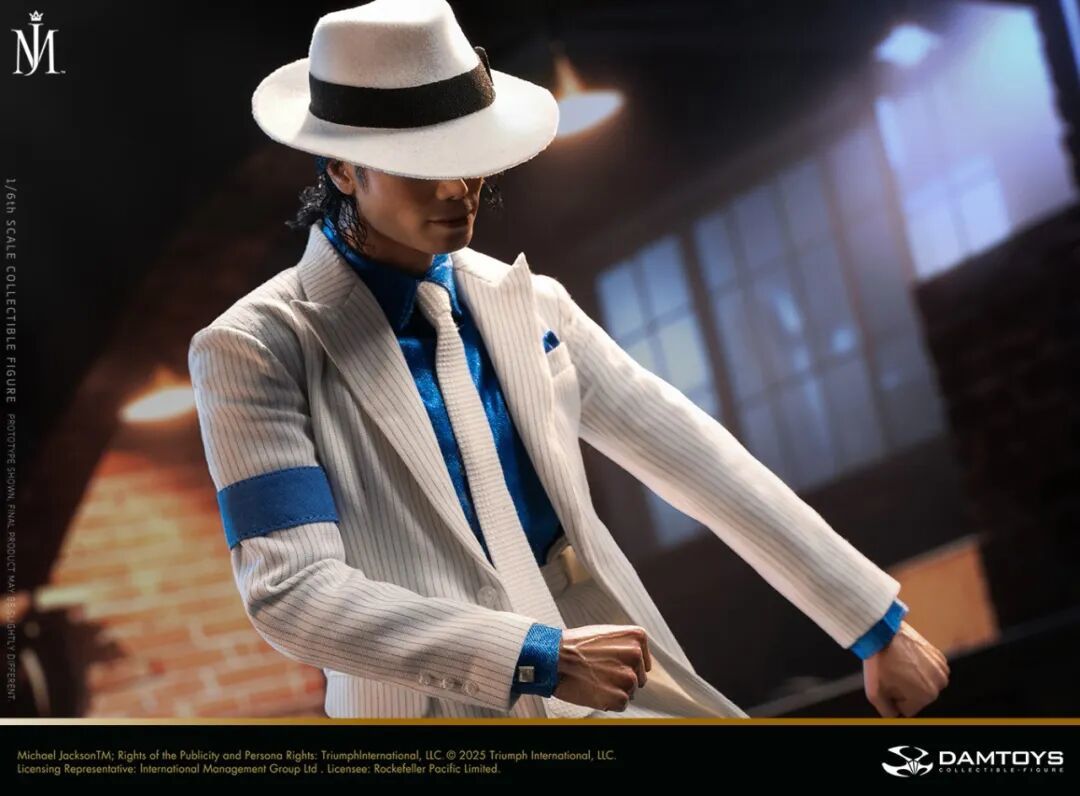 DAMTOYS 发布 1/6 迈克尔·杰克逊《Smooth Criminal》典藏级人偶