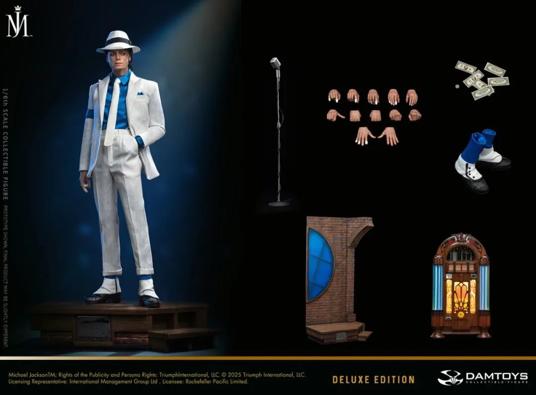 DAMTOYS 发布 1/6 迈克尔·杰克逊《Smooth Criminal》典藏级人偶
