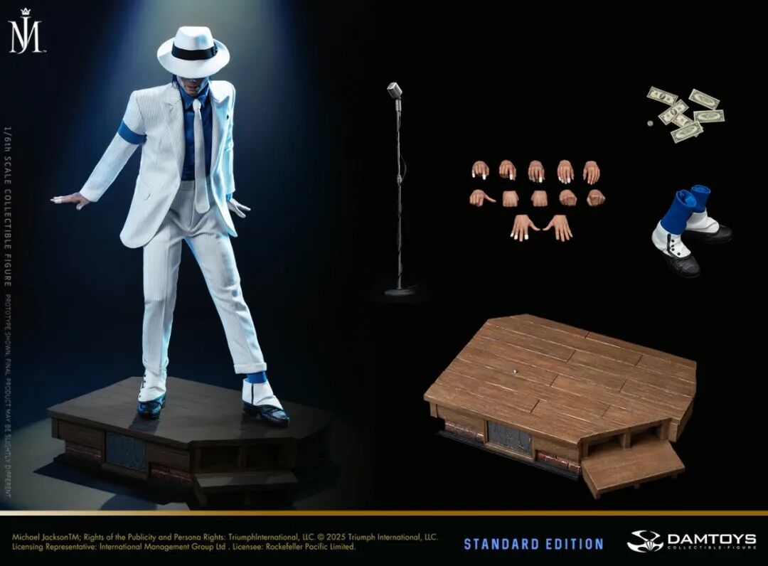 DAMTOYS 发布 1/6 迈克尔·杰克逊《Smooth Criminal》典藏级人偶
