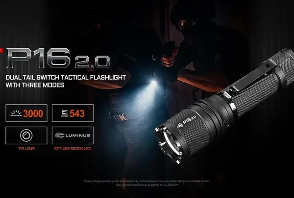【闲聊】还是没一键极亮和满功率爆闪的P16 2.0手电 #acebeam#p16 2.0#战术手电 #科技
