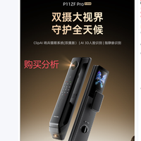 凯迪仕智能门锁人脸识别猫眼监控智能锁P11ZF Pro双摄 购买分析
