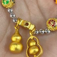 沙金福字葫芦吊坠承包所有穿搭