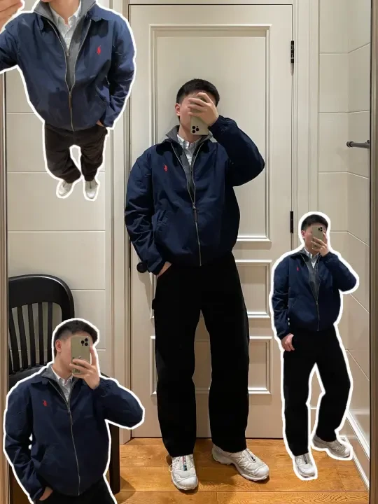 拉夫劳伦｜干部夹克穿搭分享3️⃣