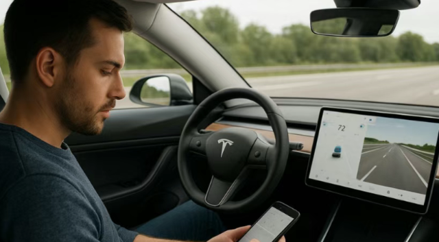 特斯拉率先实现L3？允许驾驶员小玩手机～但是法规允许吗？