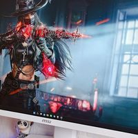 微星MAG 274QRFW X32白刃：白色机甲，320Hz高刷，电竞游戏之选
