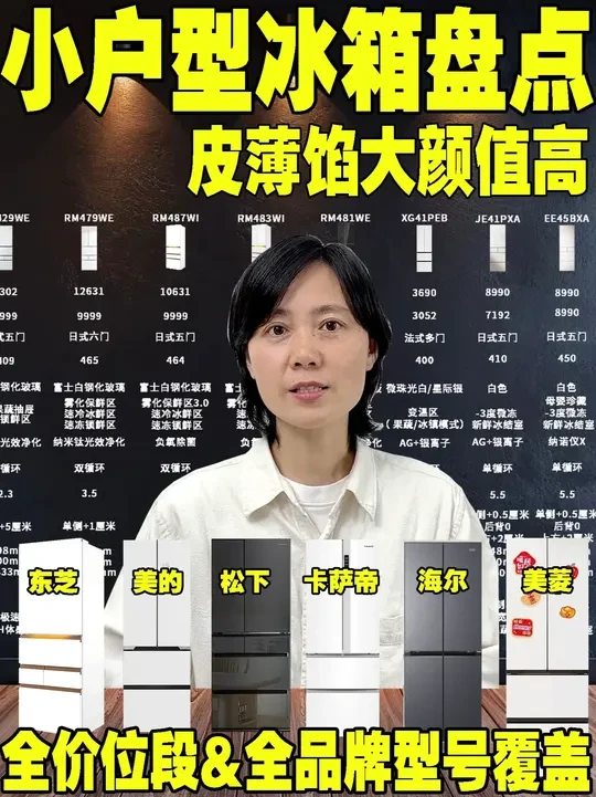 20256年小户型冰箱清单小户型冰箱大盘点来了 小户型冰箱该如何选，一期视频全部盘点完
#小户型冰箱 #小户型冰箱怎么选 #小户型冰箱推荐 #小户型冰箱选购 #小户型冰箱怎么摆放