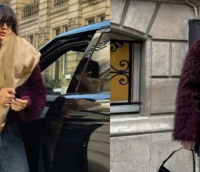 New Look 的酒红色人造皮草外套紧跟两大冬季流行趋势