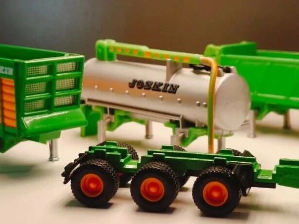 比利时农机传奇！SIKU Joskin 三件套：青贮车 + 自卸车 + 液肥罐车