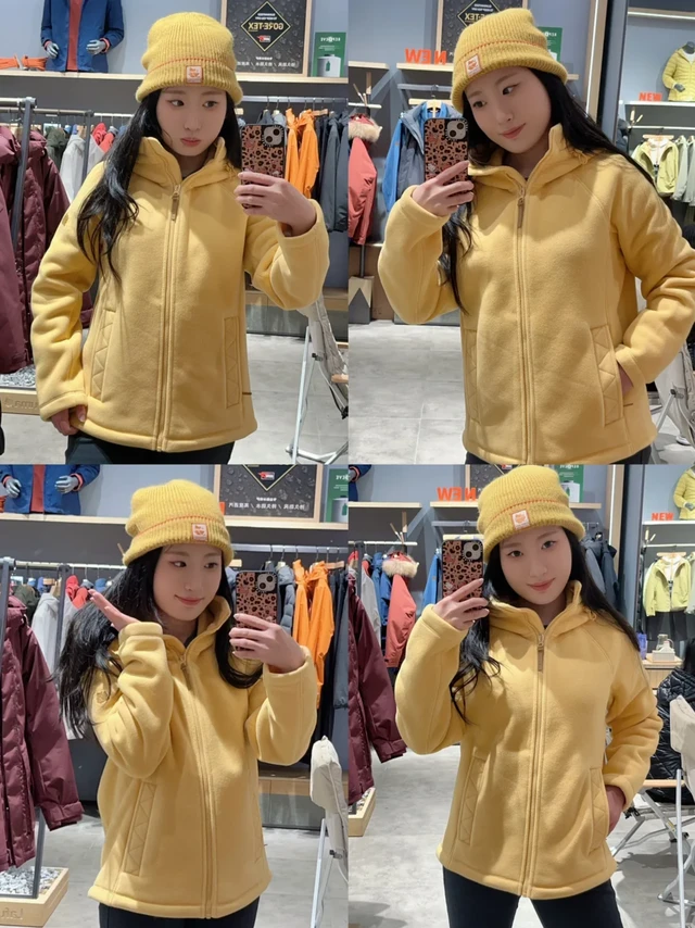 Lafuma女士抓绒衣｜冬天里的一抹黄🌼