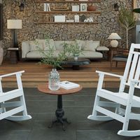 阳台C位神器！杞杌抑菌摇椅，冬暖夏凉承重350kg