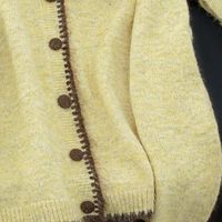 撞色针织开衫的省钱攻略