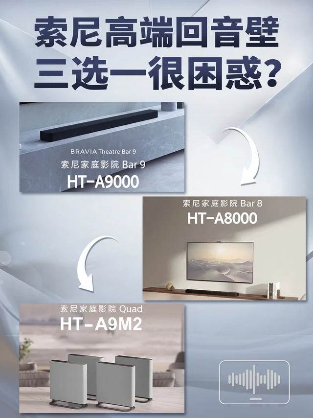 索尼回音壁三选一:A9M2 vs A9000 vs A8000