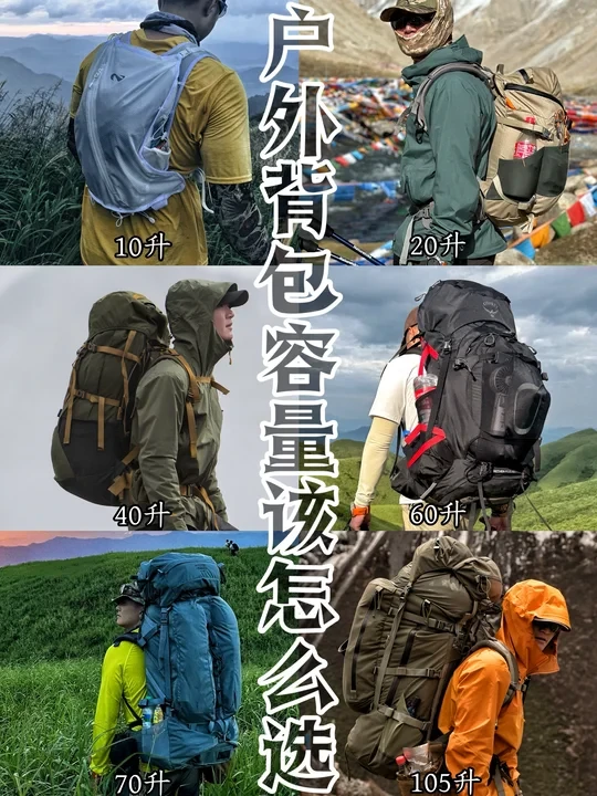 户外背包选多少升合适？｜背包容量选择思路
