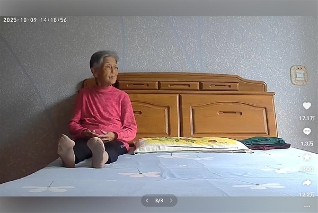 网友分享奶奶自爷爷去世9个月后的变化：头发白了一大半