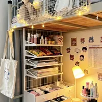 侧贴挂篮 vs 磁吸收纳栏？我们汇总了127位宿舍党的真实体验