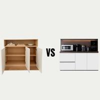 无吊柜餐边柜 vs 传统吊柜餐边柜？我们汇总了128位用户真实体验，结论在这