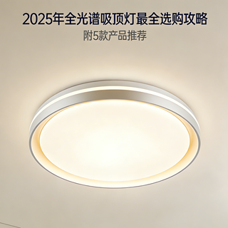 2025年全光谱吸顶灯最全选购攻略:附5款产品推荐