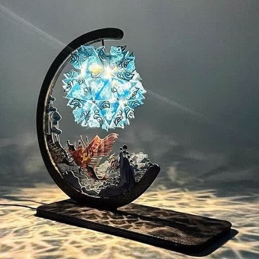 梵品拾光纸雕灯：以纸为笺，雕琢古风雅韵的桌面诗画