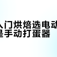 新手入门烘焙选电动打蛋器还是手动打蛋器？我们汇总了128位用户真实体验，结论在这