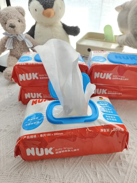 NUK婴儿湿巾，真的有点好用！