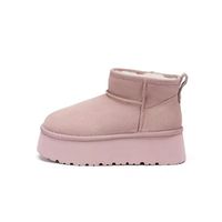 北方姐妹锁死！热风这双厚底雪地靴暖到跺脚🔥2025新款实测