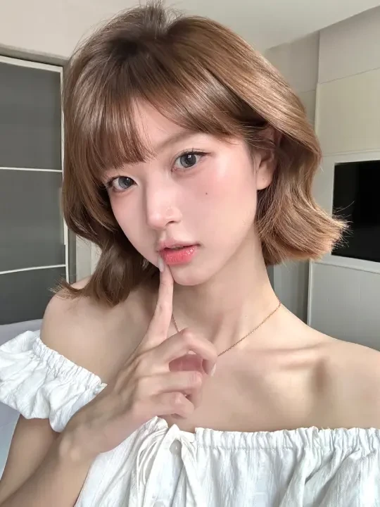哎呀~我的短发是真的啦
