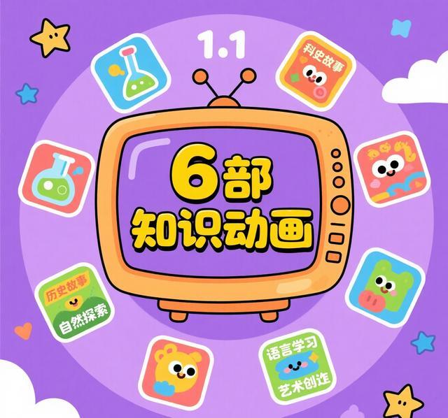 别再给娃乱找动画片!这6部“知识型动画”,娃看入迷还能学东西