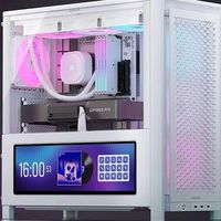 美商海盗船带来FRAME 4000D LCD RS ARGB机箱：集成XENEON EDGE副屏