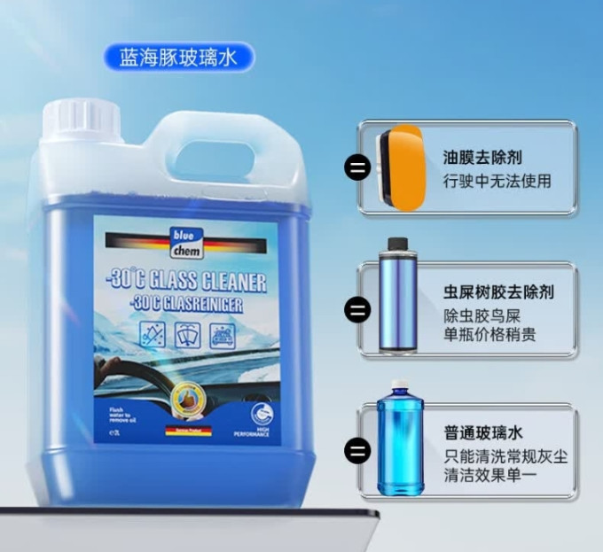 蓝海豚玻璃水