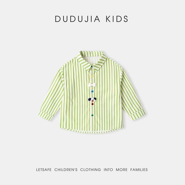 救命！这款A类纯棉衬衫承包了我家娃的春秋穿搭✨